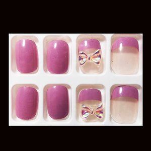 VIVO 24pcs Press on Nails Short Manicure Artificial False Fake Nails Tips #110